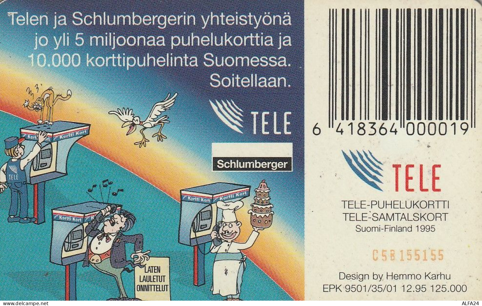 PHONE CARD FINLANDIA  (E4.11.5 - Finlande