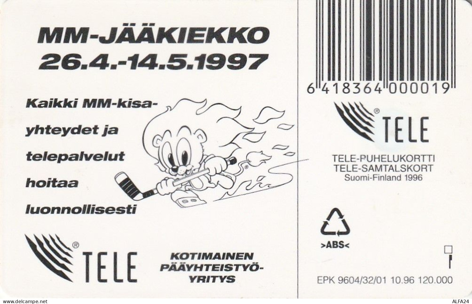 PHONE CARD FINLANDIA  (E4.10.8 - Finlande