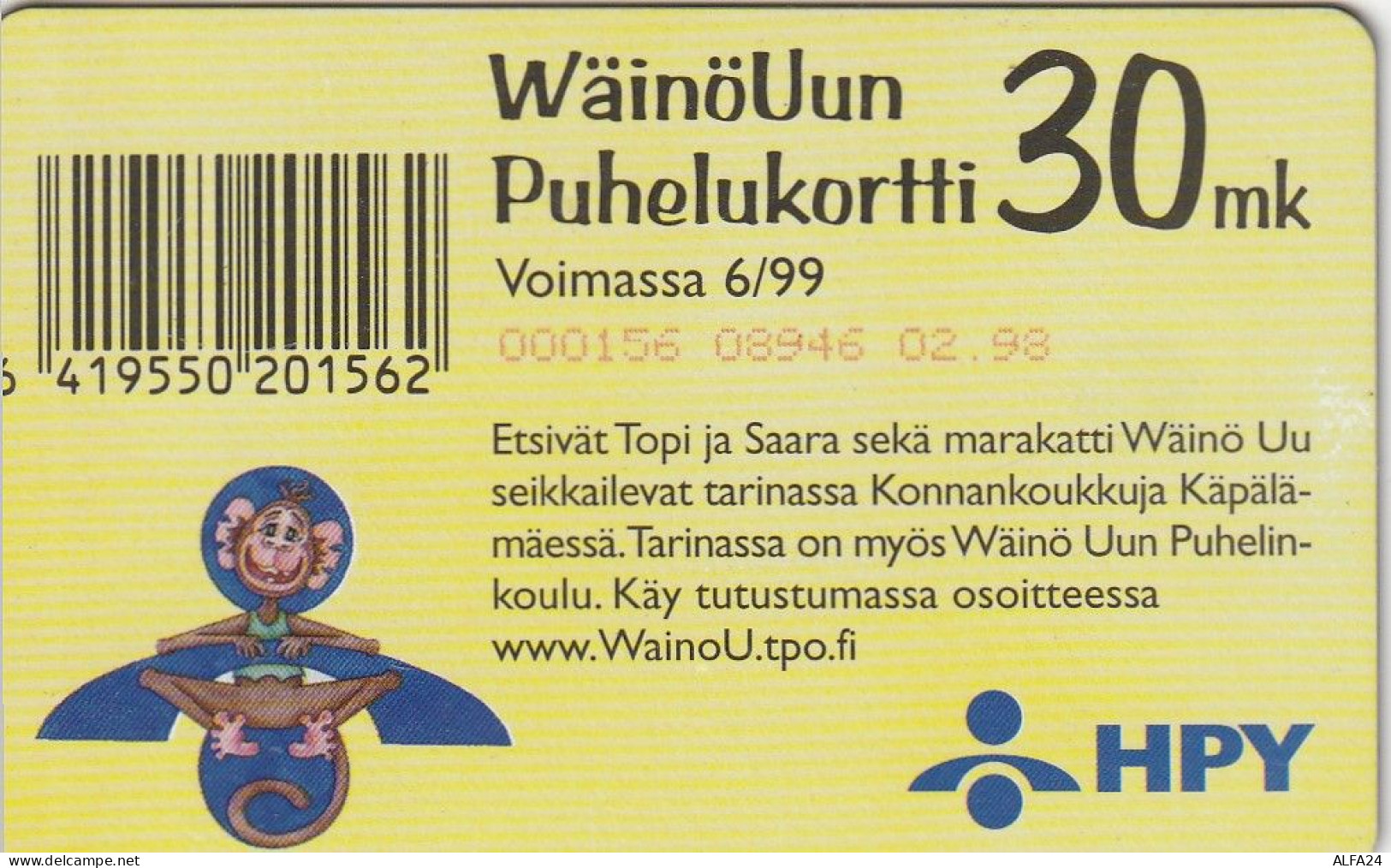 PHONE CARD FINLANDIA  (E4.8.7 - Finland