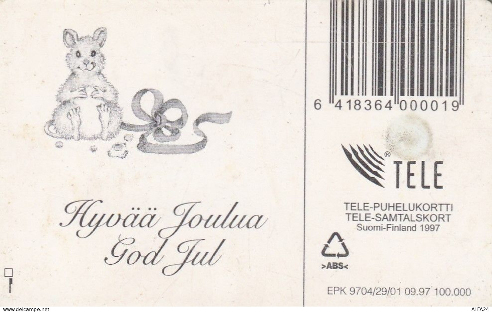 PHONE CARD FINLANDIA  (E4.8.5 - Finlandia