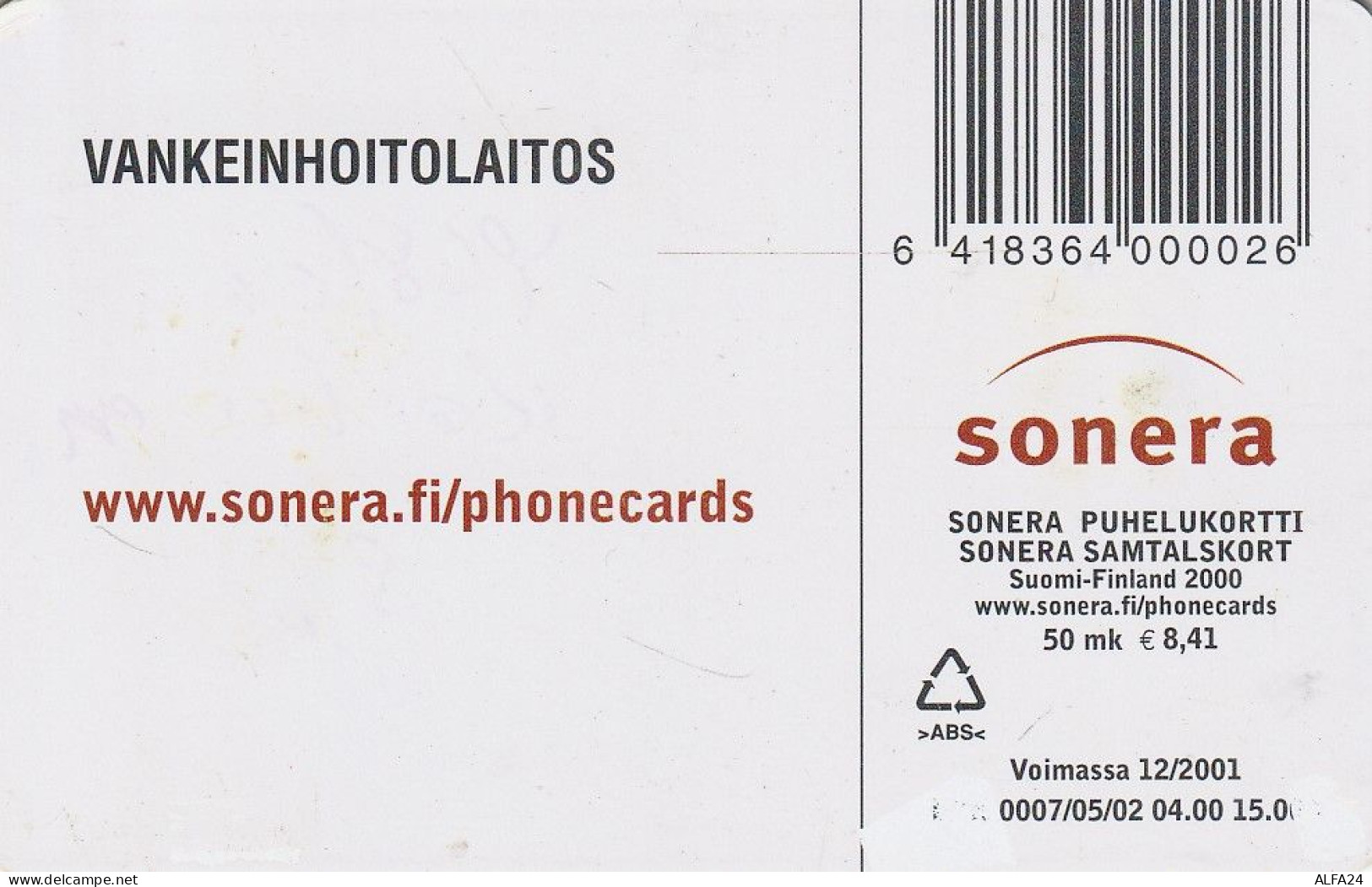 PHONE CARD FINLANDIA  (E4.7.3 - Finlandia