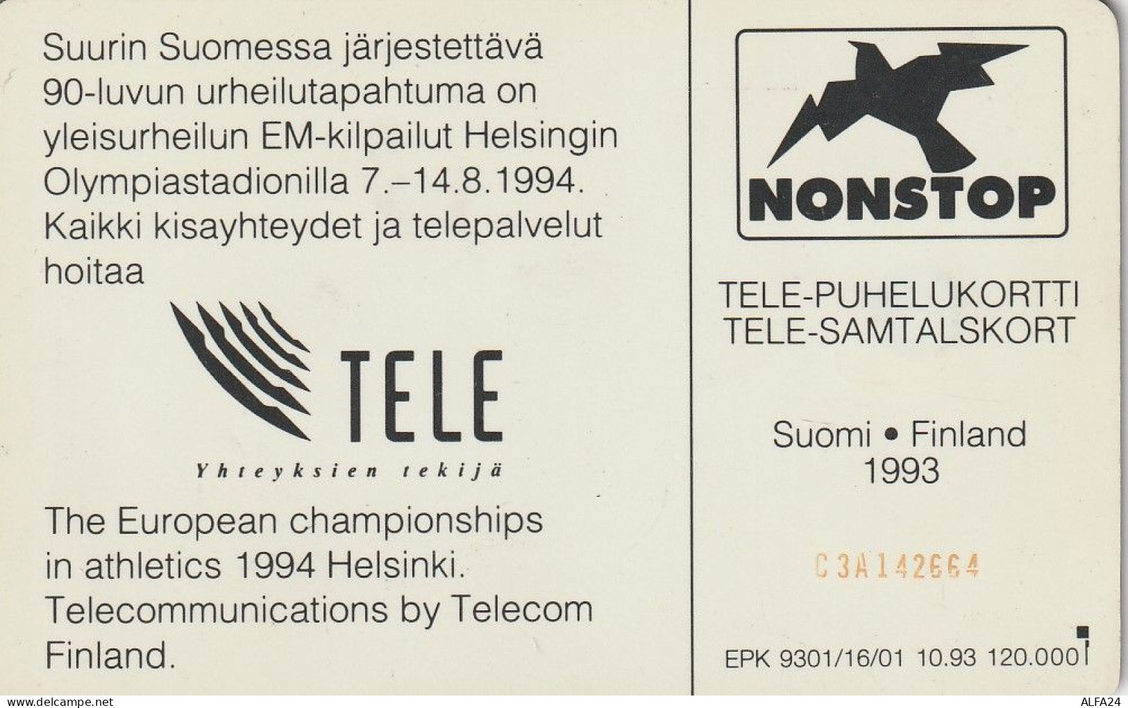 PHONE CARD FINLANDIA  (E4.6.5 - Finlande