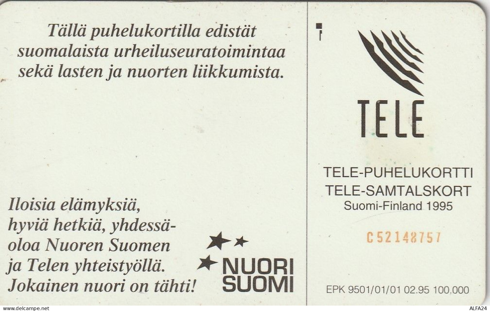 PHONE CARD FINLANDIA  (E4.6.7 - Finlande