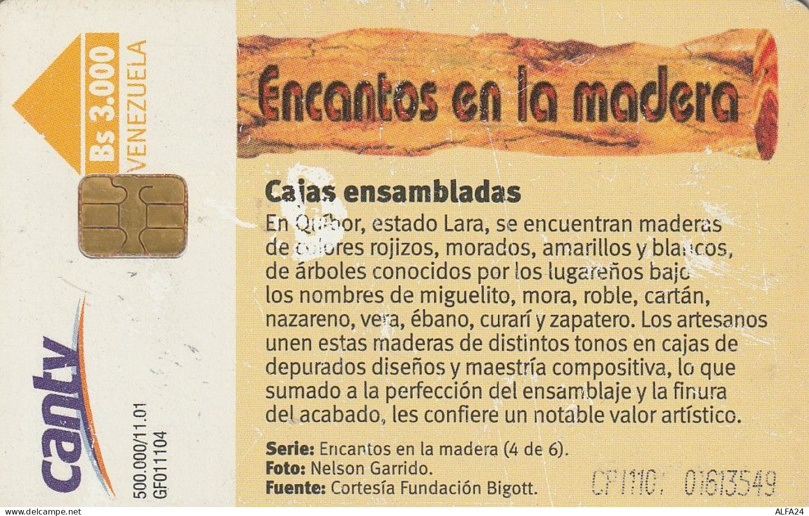 PHONE CARD VENEZUELA  (E4.5.3 - Venezuela