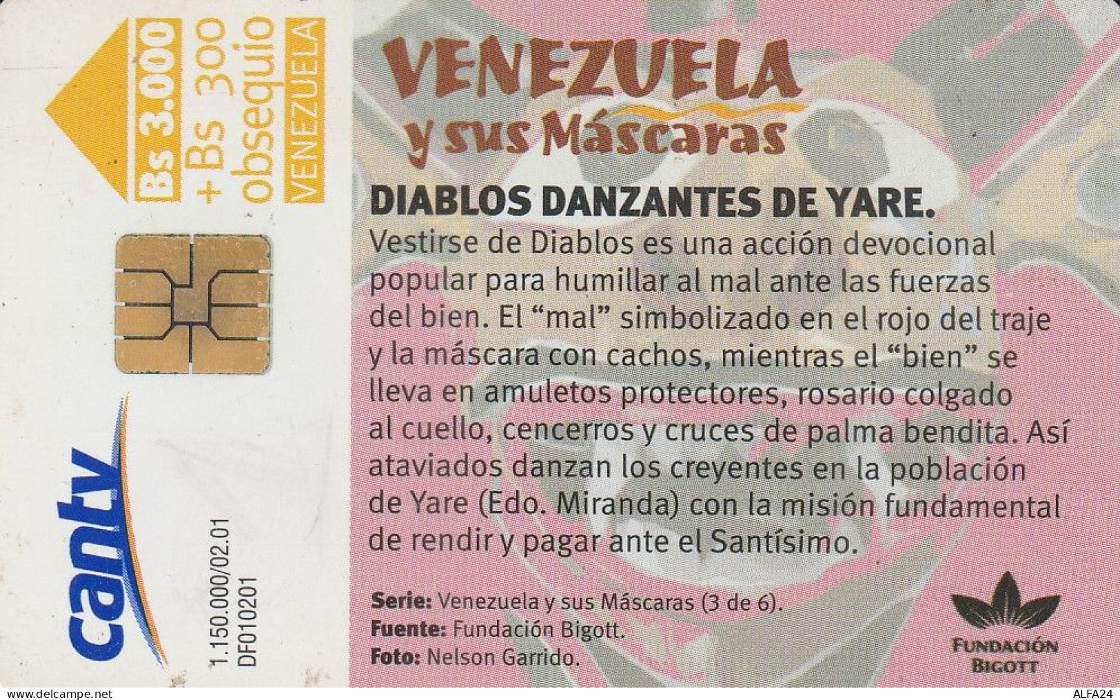 PHONE CARD VENEZUELA  (E4.5.2 - Venezuela