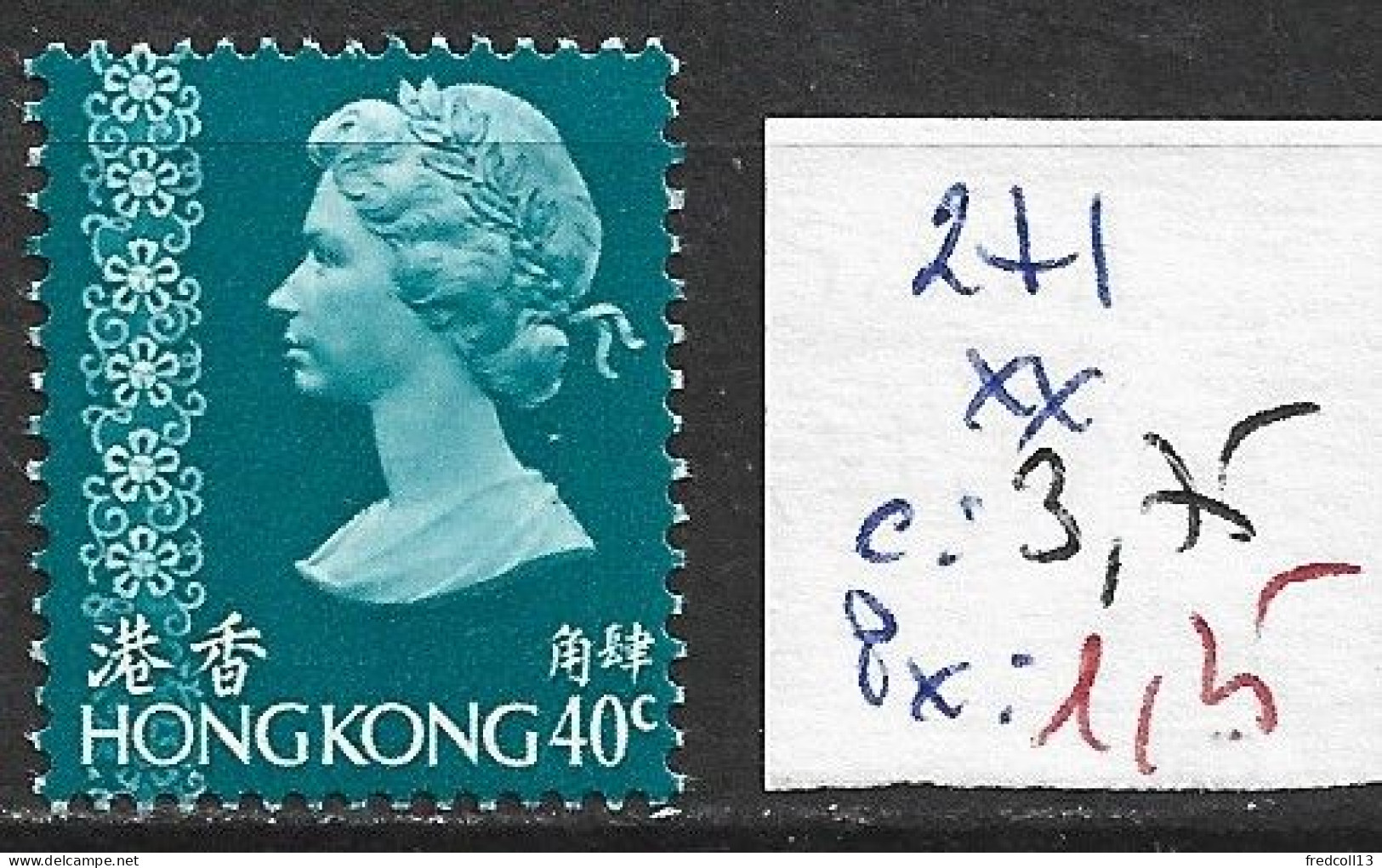 HONG KONG 271 ** Côte 3.75 € - Unused Stamps