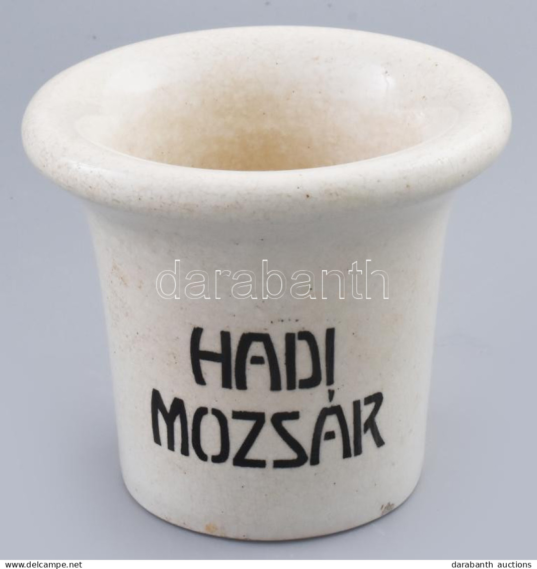 Hadi Mozsár 1914-1914 Fajansz D: 14 Cm, M: 12 Cm - Other & Unclassified