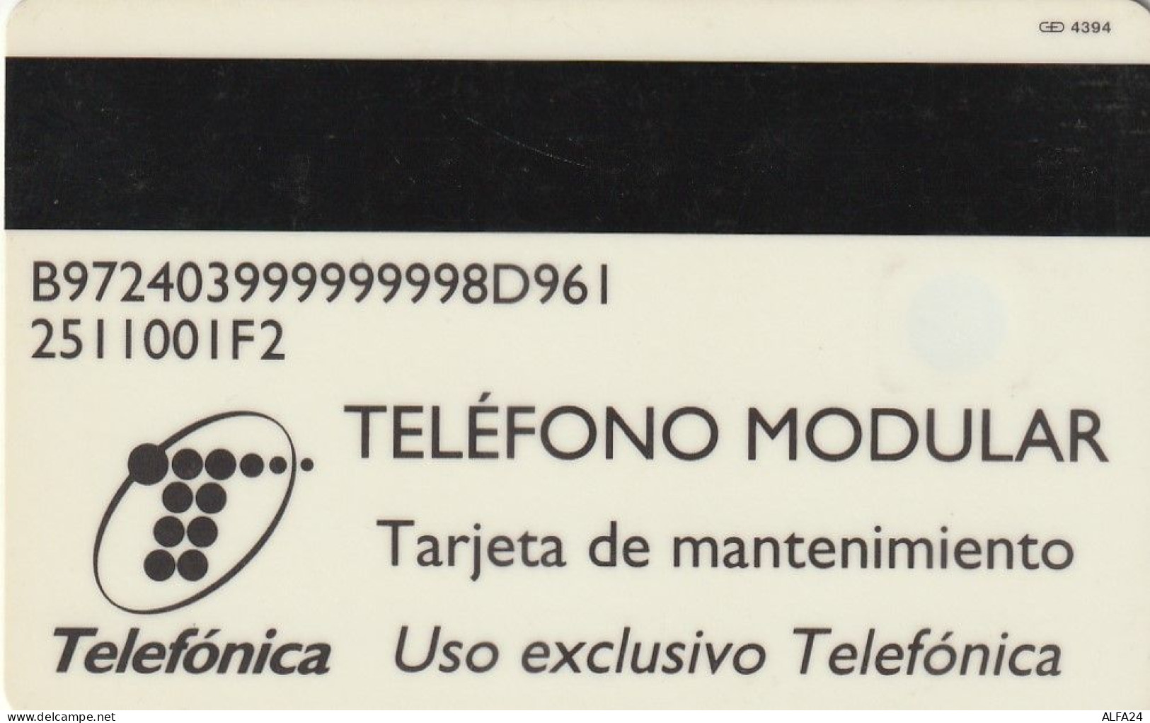 PHONE CARD SPAGNA TEST (E5.25.8 - Tests & Servicios