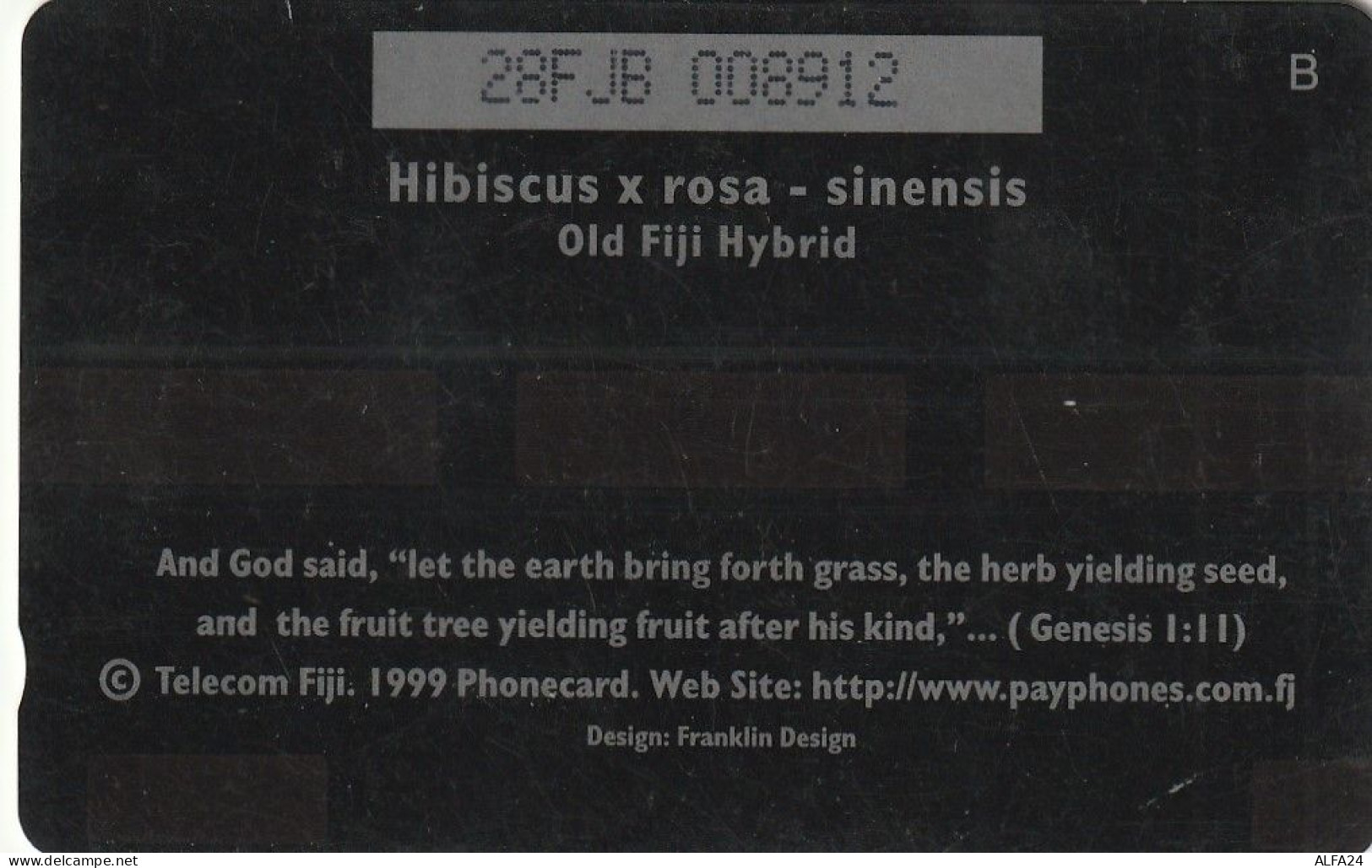 PHONE CARD FIJI  (E5.6.4 - Figi