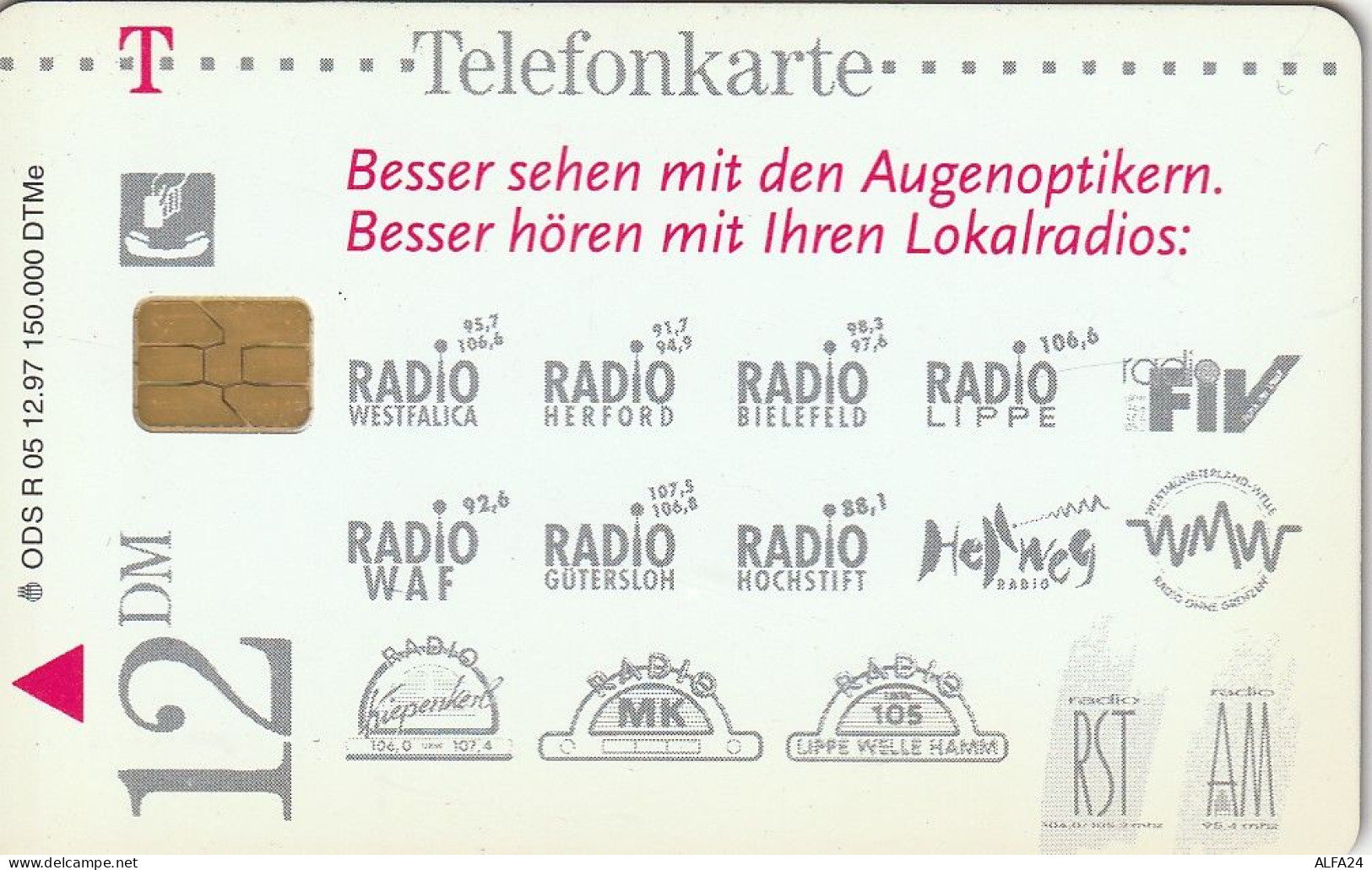 PHONE CARD GERMANIA  SERIE R (E5.1.7 - R-Series : Regionales