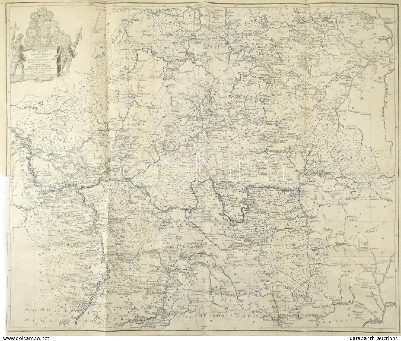 1732 Austrasiorum Sive Franciae Orientalis Ducatus Cum Pago Thuringiae Australis... Descriptus. Bessel, 1732. Kelet Fran - Autres & Non Classés