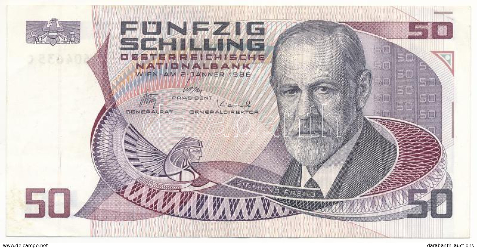 Ausztria 1986. 50Sch T:F Austria 1986. 50 Schilling C:F - Unclassified