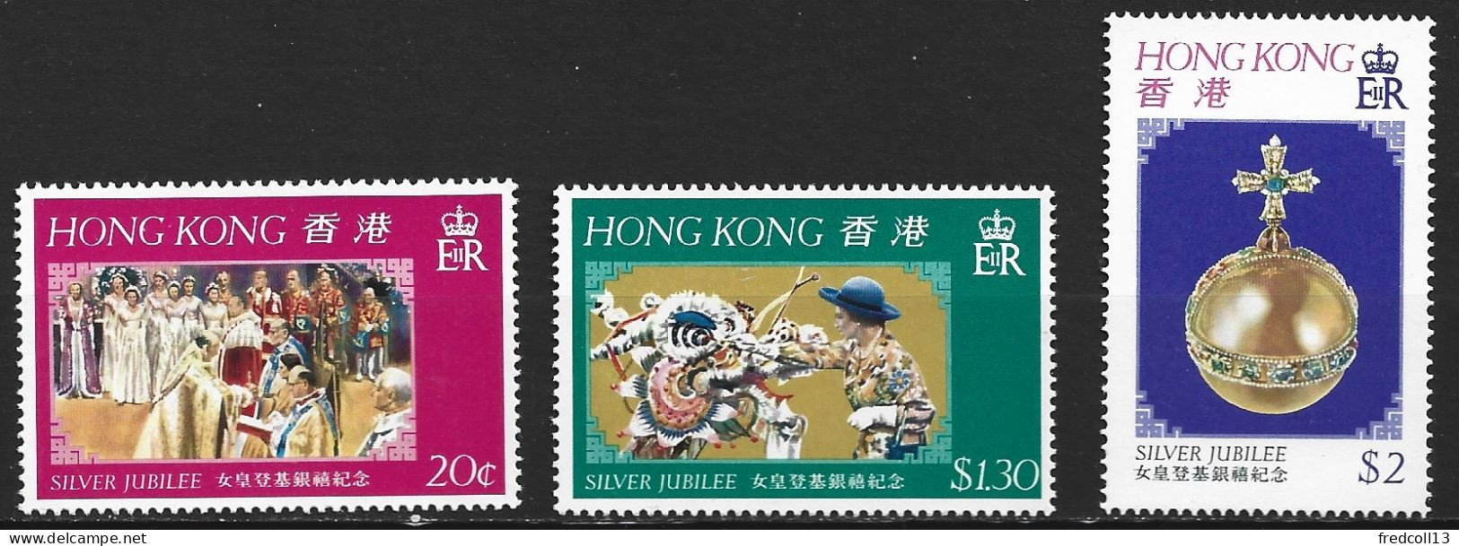 HONG KONG 325 à 27 ** Côte 4 € - Neufs