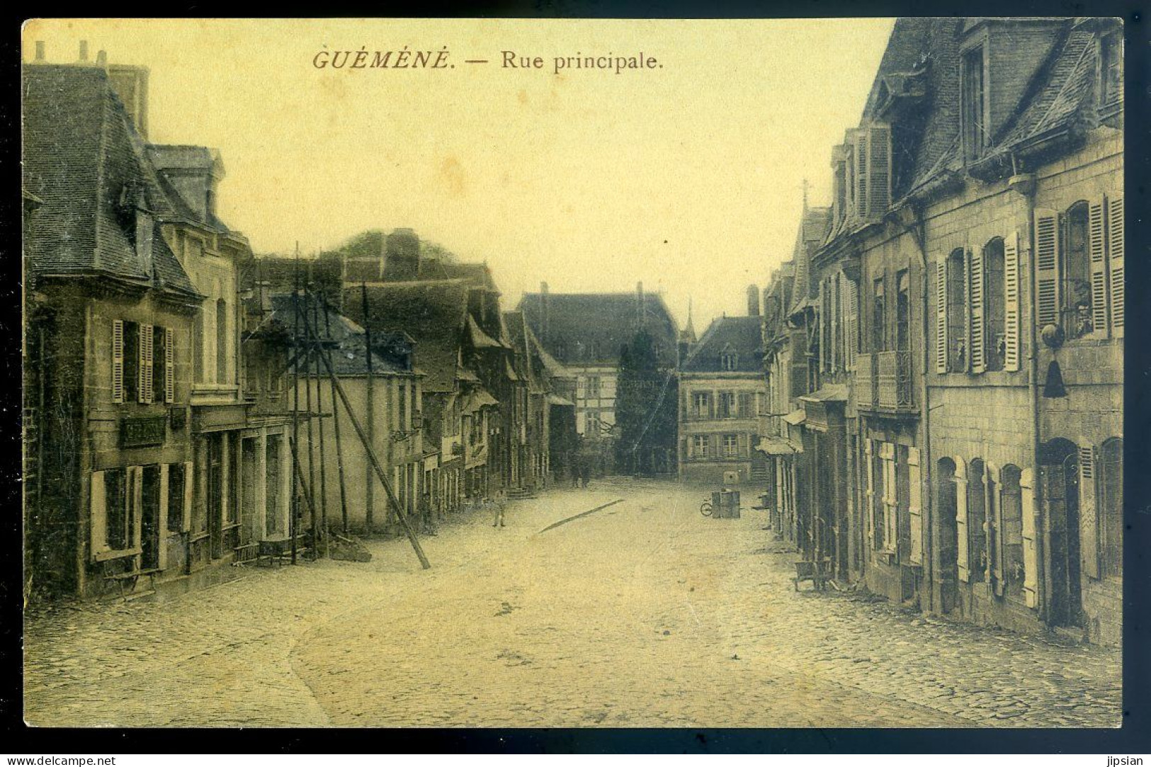 Cpa Du 56 Guéméné -- Rue Principale STEP26 - Guemene Sur Scorff