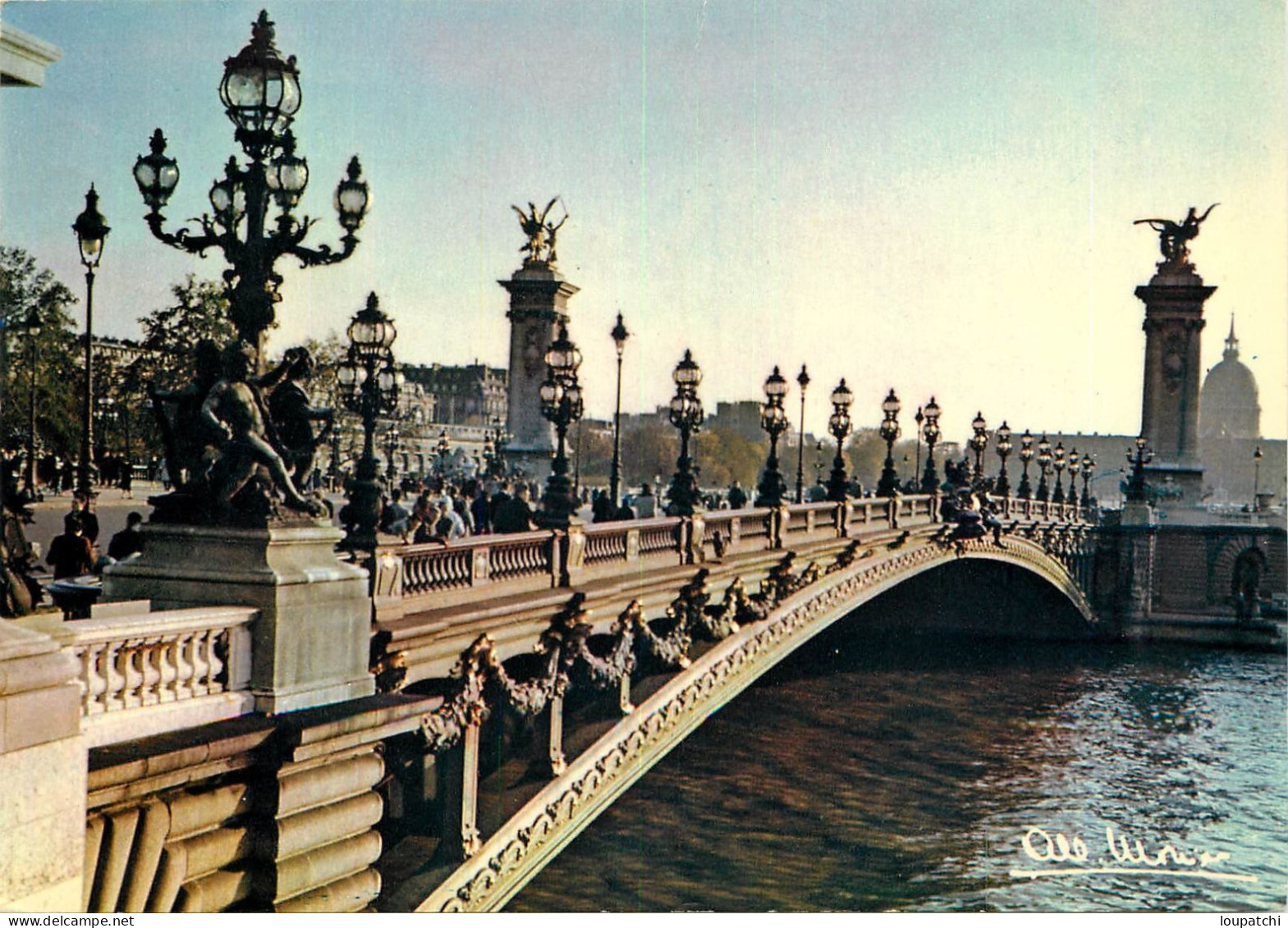 ALBERT MONIER PARIS Le Pont Alexandre III Et Les Invalides - Monier