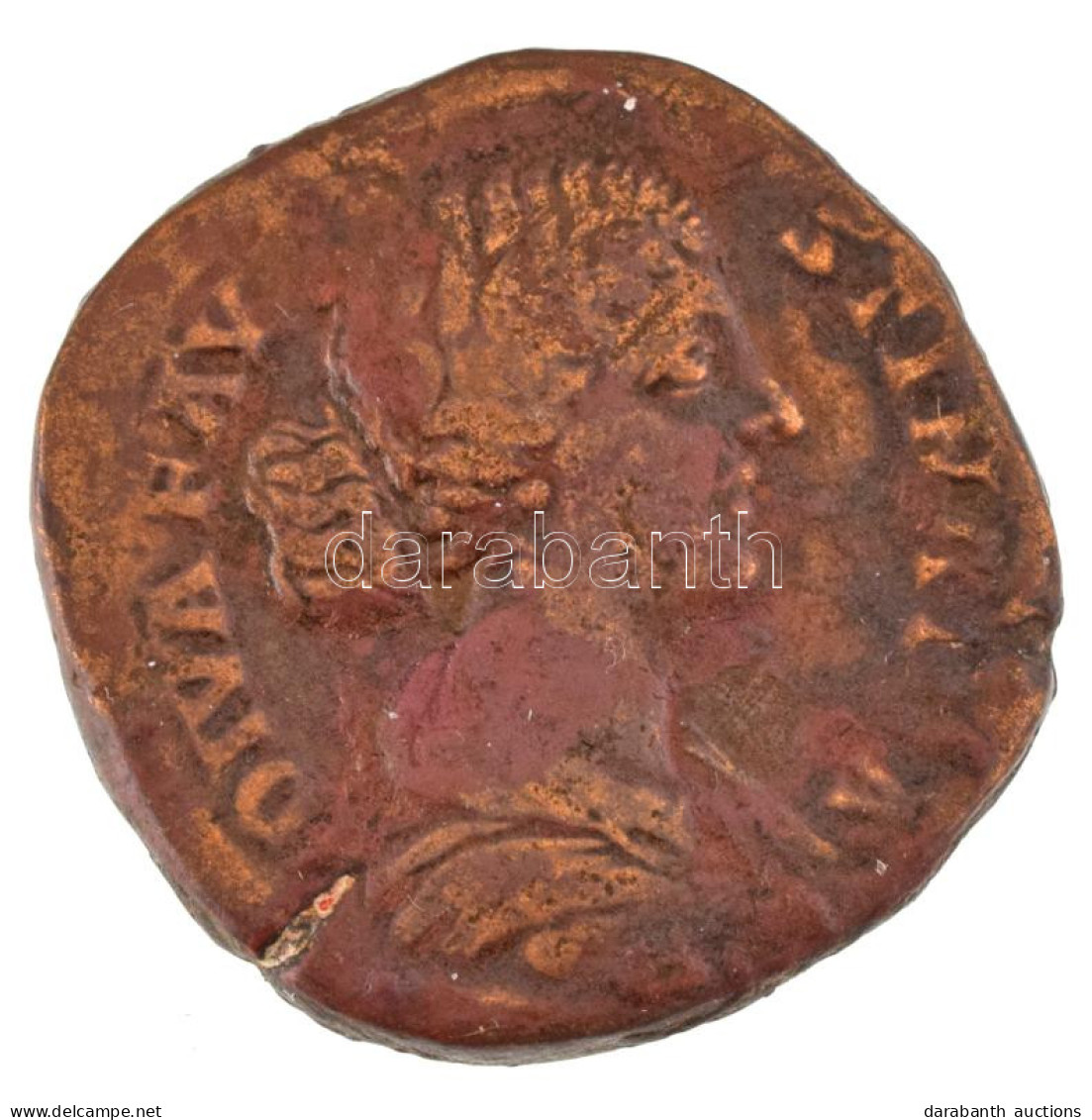 Római Birodalom / Róma / II. Faustina 175-180. Sestertius Bronz (20,31g) T:F  Roman Empire / Rome / Faustina II 175-180. - Non Classés