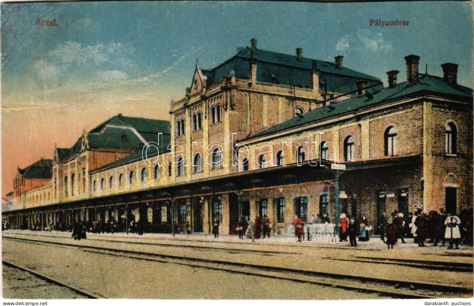 * T4 Arad, Pályaudvar, Vasútállomás / Gara / Railway Station (r) - Ohne Zuordnung