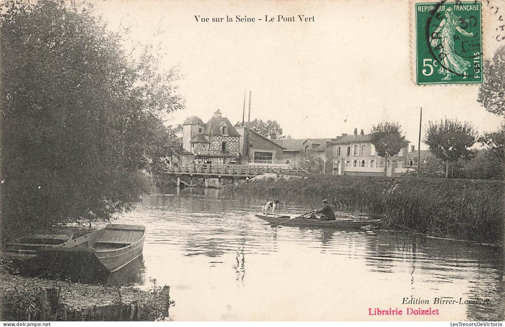FRANCE - Ivry Sur Seine - Vue Sur La Seine - Pont Vert - Carte Postale Ancienne - Ivry Sur Seine