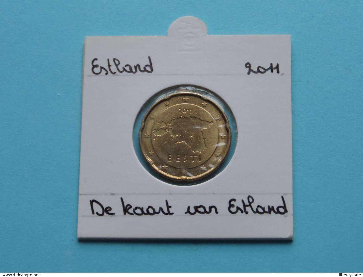 2011 - 20 Eurocent >> De Kaart Van ESTLAND ( Zie / Voir / See > DETAIL > SCANS ) ! - Estland