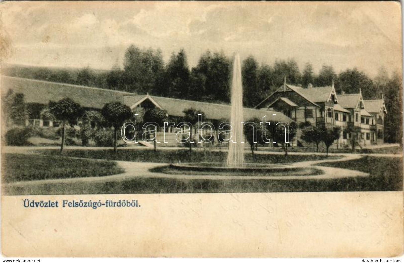 T2/T3 1911 Felsőzúgó-fürdő, Ruzsbachfürdő, Bad Ober Rauschenbach, Kúpele Vysné Ruzbachy; Fürdőszálloda. Divald Károly Fi - Non Classés
