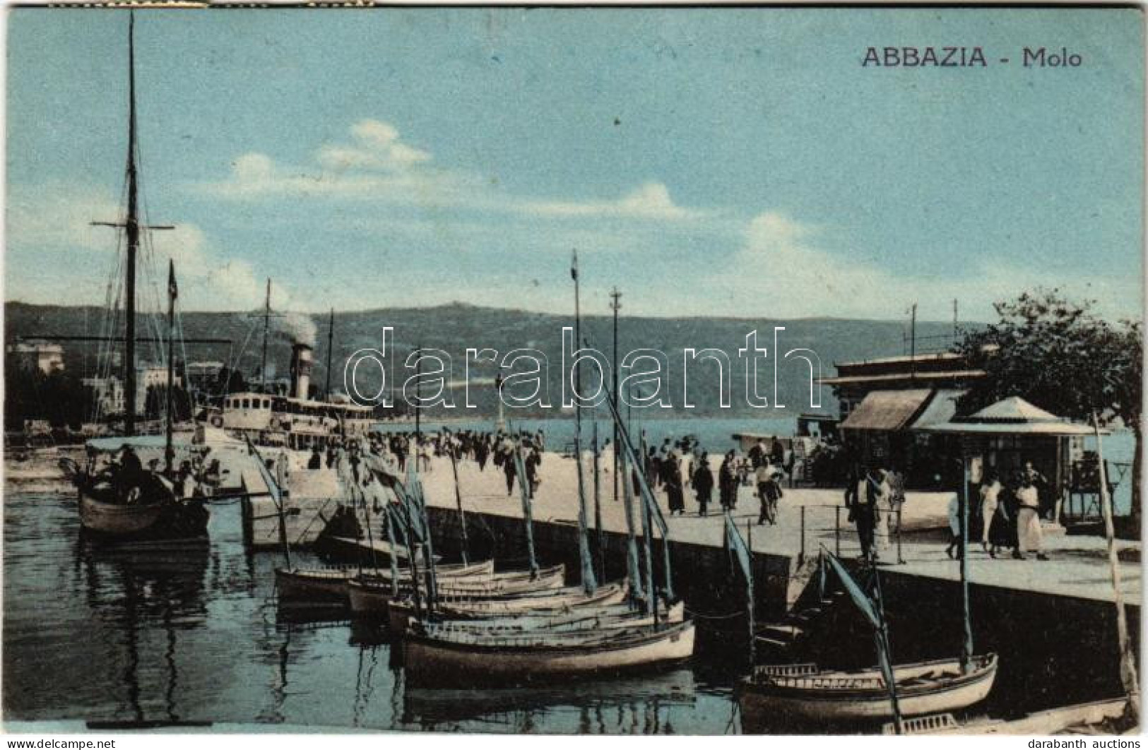 T2/T3 1925 Abbazia, Opatija; Molo / Pier - Unclassified