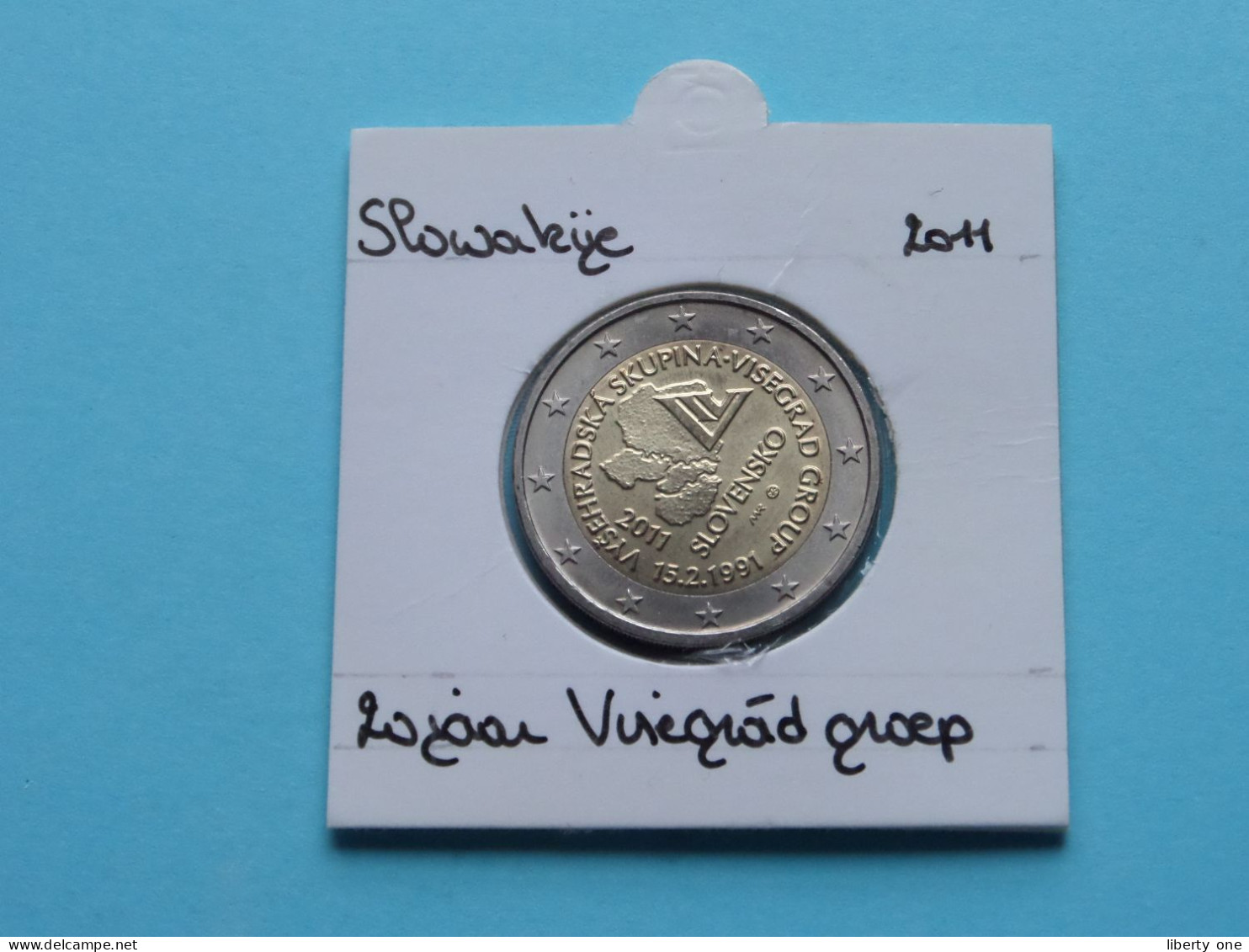 2011 - 2 Euro >> 20 Jaar VISEGRAD GROEP ( Zie / Voir / See > DETAIL > SCANS ) SLOWAKIJE ! - Eslovaquia