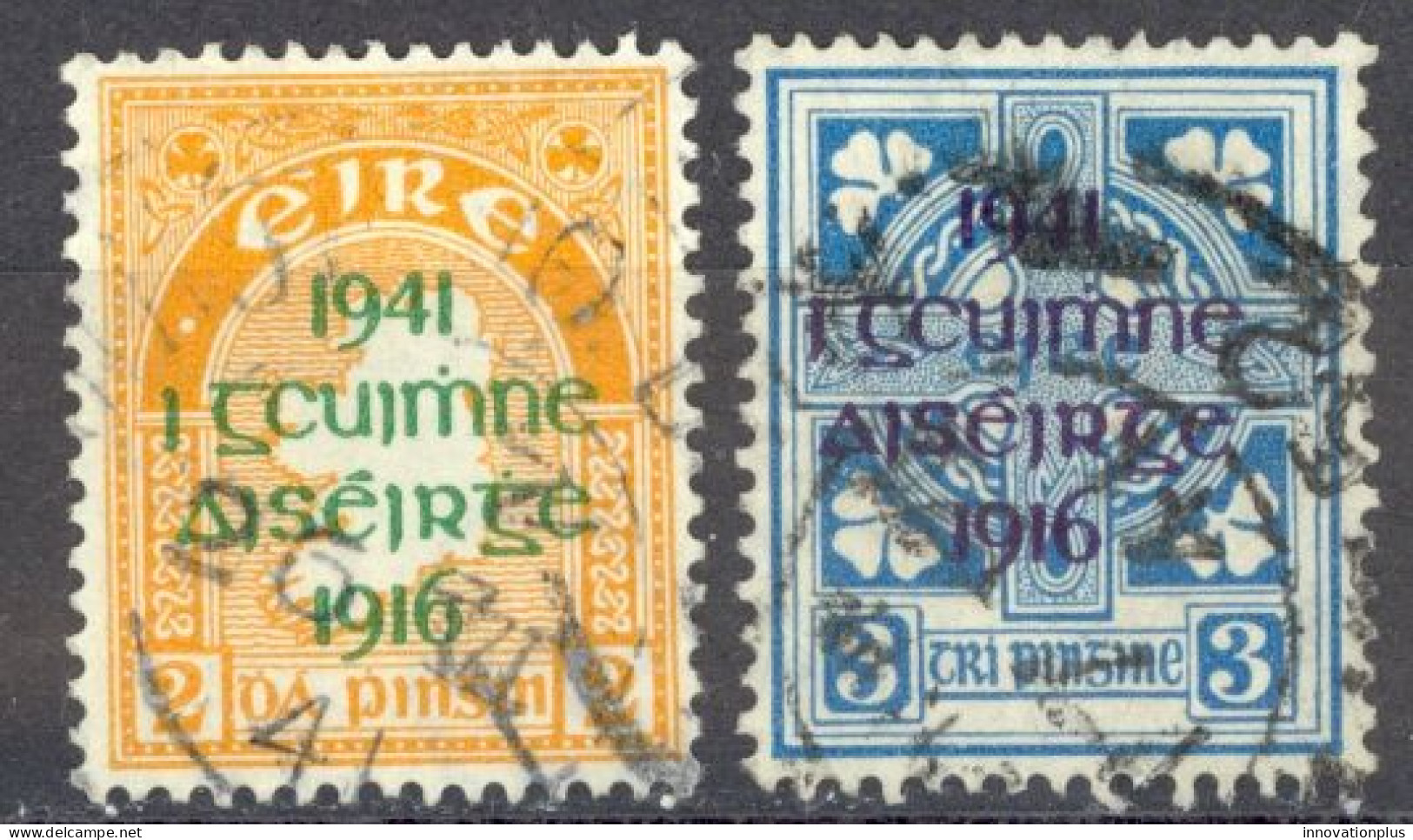 Ireland Sc# 118-119 Used 1941 Overprint - Oblitérés