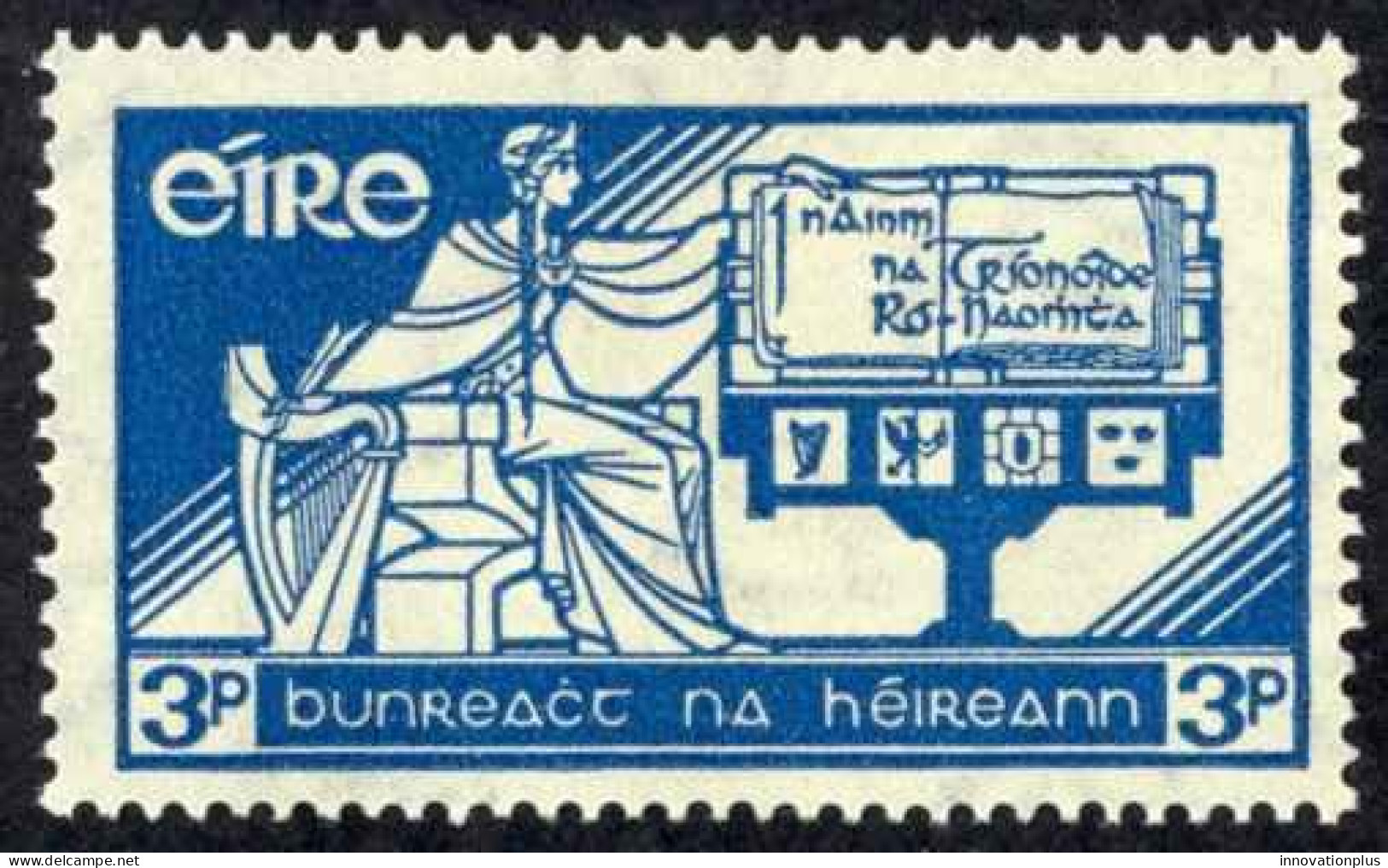 Ireland Sc# 100 MH 1937 Allegory Of Ireland And Constitution - Nuovi