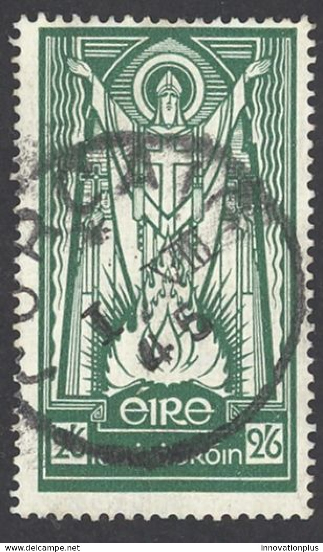 Ireland Sc# 96 Used (b) 1937 2sh6p St. Patrick And Paschal Fire - Usati