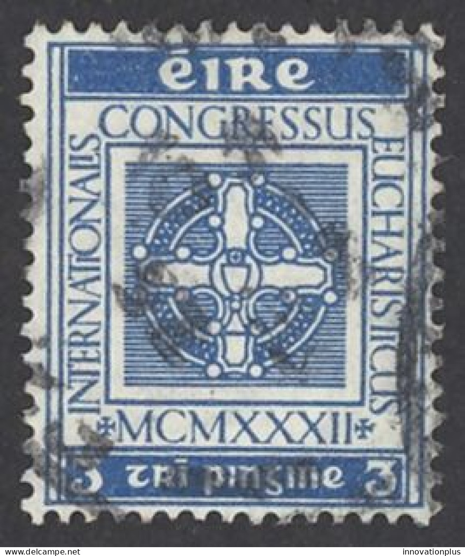 Ireland Sc# 86 Used 1932 3p Cross Of Cong & Chalice - Used Stamps