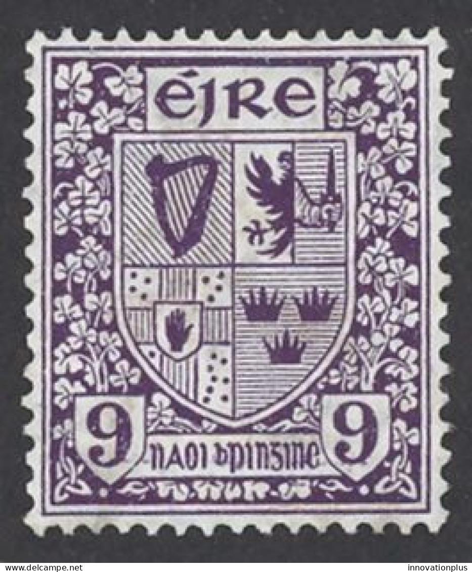 Ireland Sc# 74 Mint No Gum 1922-1923 9p Coat Of Arms - Nuevos