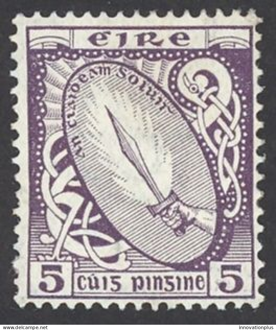 Ireland Sc# 72 MH (a) 1922-1923 5p Sword Of Light - Unused Stamps
