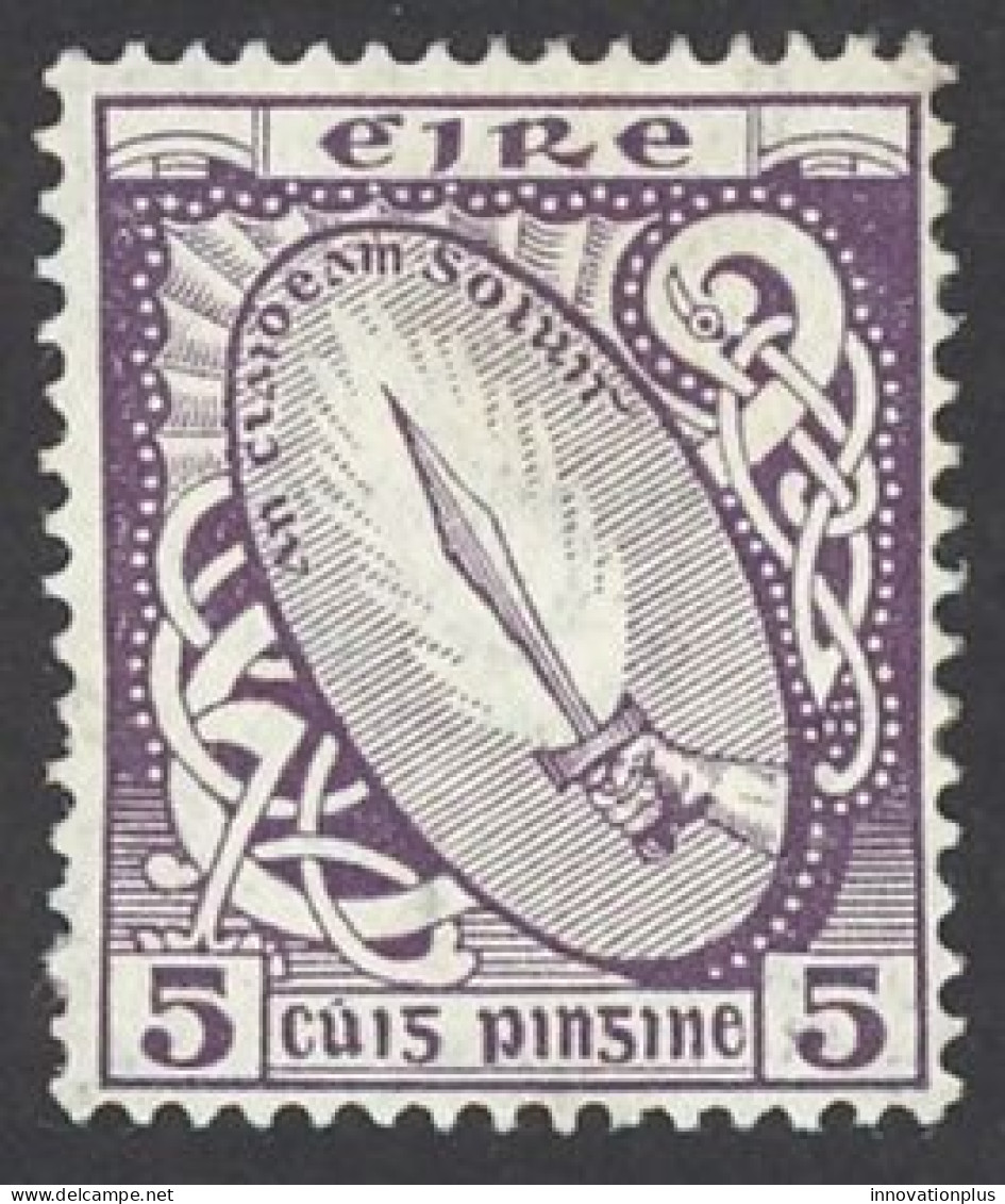 Ireland Sc# 72 MH (a) 1922-1923 5p Sword Of Light - Nuovi