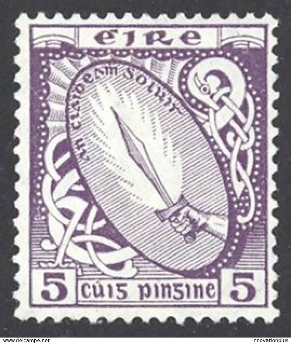 Ireland Sc# 72 Mint No Gum 1922-1923 5p Sword Of Light - Nuovi