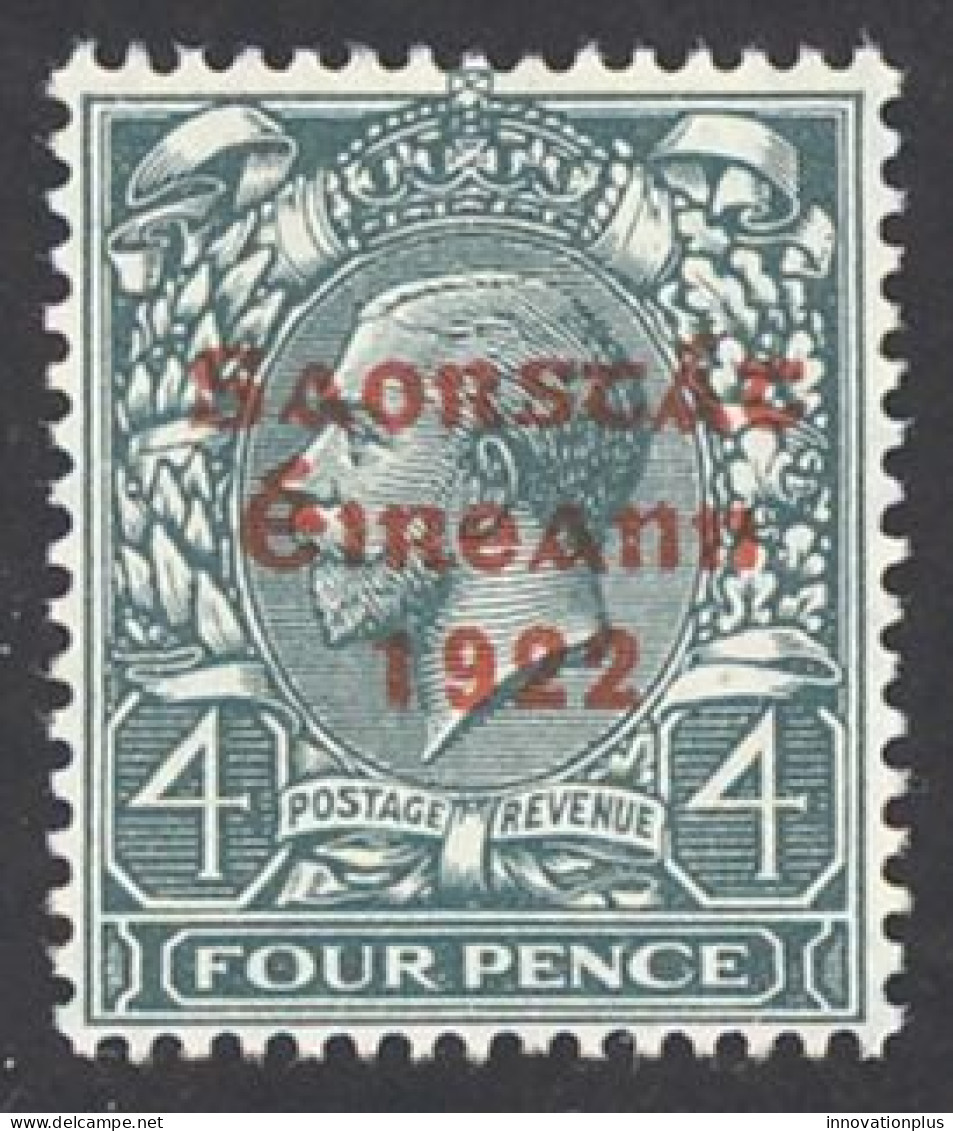 Ireland Sc# 50 MNH 15X8½ 1922-1923 4p Overprint - Nuovi