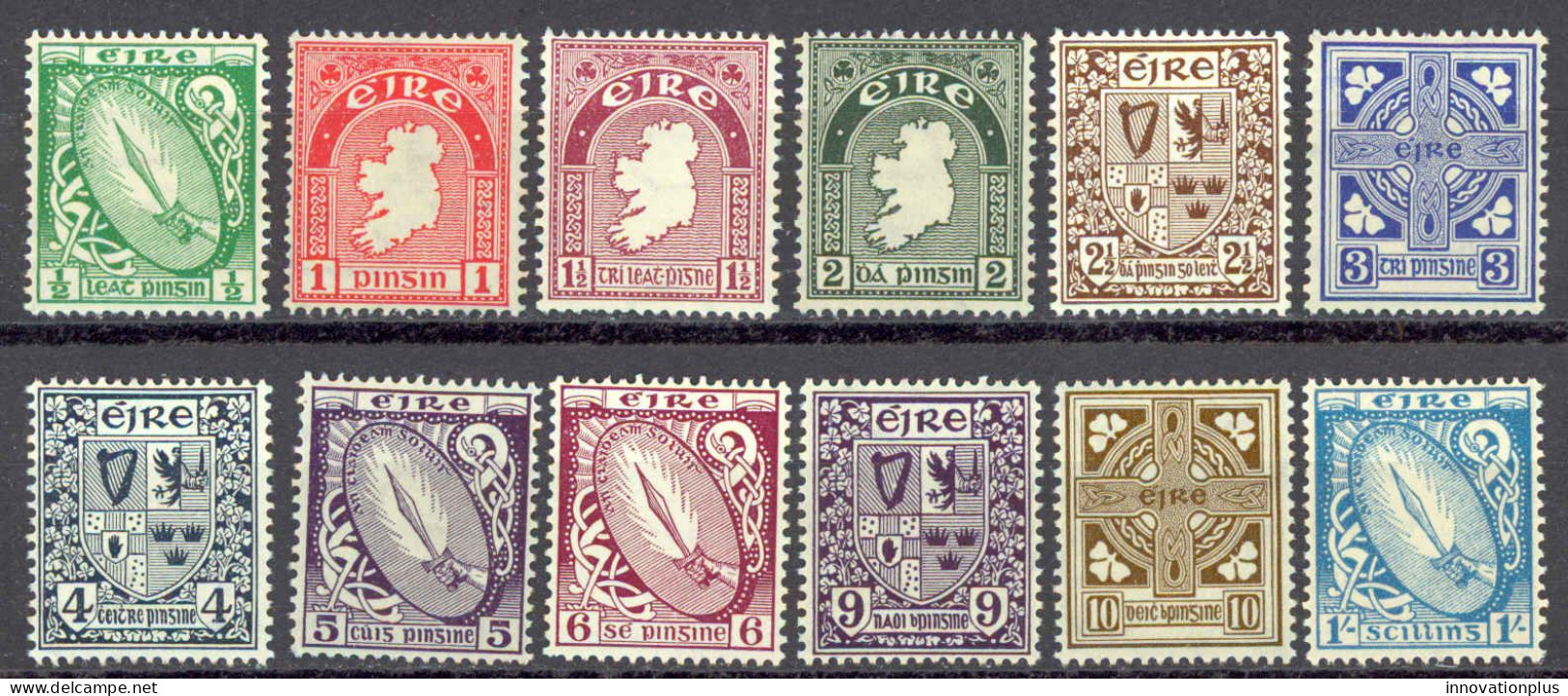 Ireland Sc# 65-76 MH 1922-1923 Definitives - Nuevos