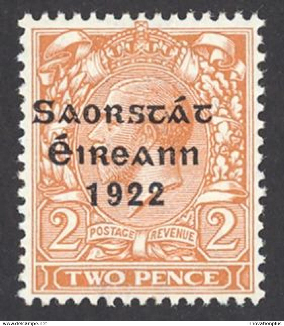 Ireland Sc# 47 MNH 15X8½ 1922-1923 2p Overprint - Unused Stamps