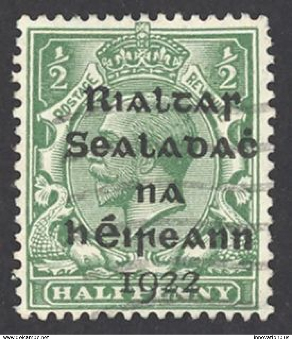 Ireland Sc# 19 Used 1922 ½p Harrison Overprint - Usati