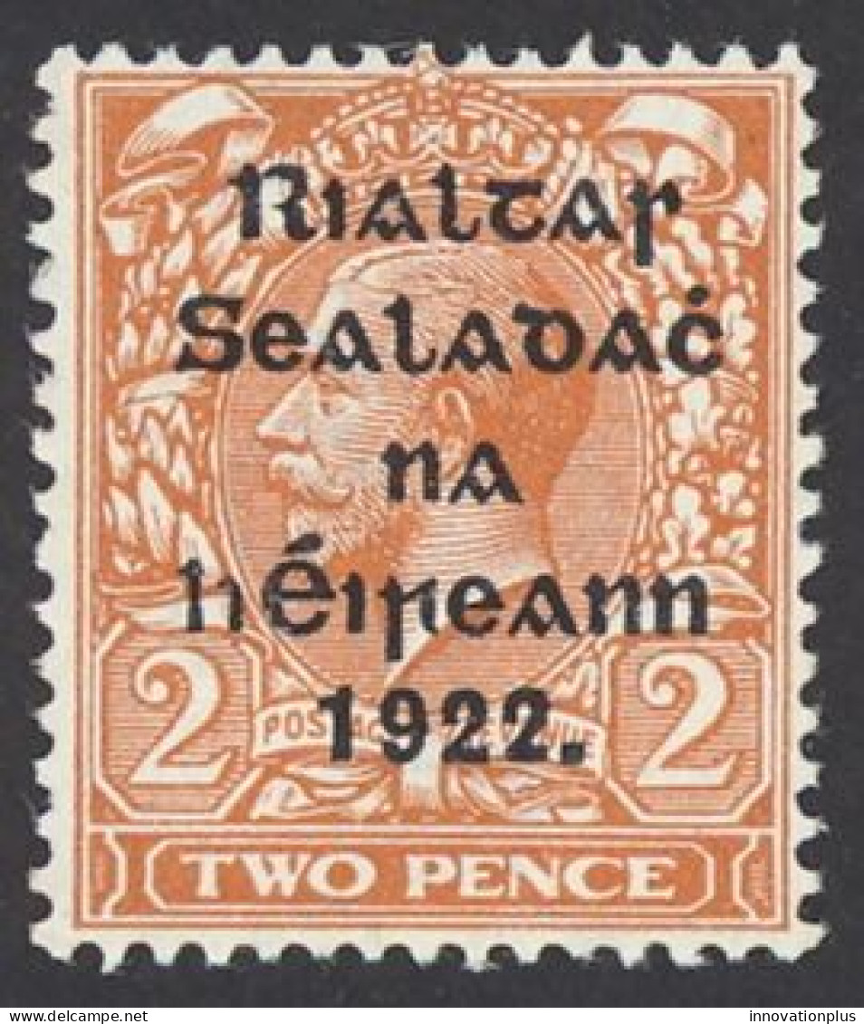 Ireland Sc# 16 MH (Die II) 1922 2p Alex. Thom Overprint - Unused Stamps