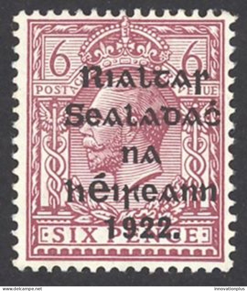 Ireland Sc# 17 MH 1922 6p Alex. Thom Overprint - Ongebruikt