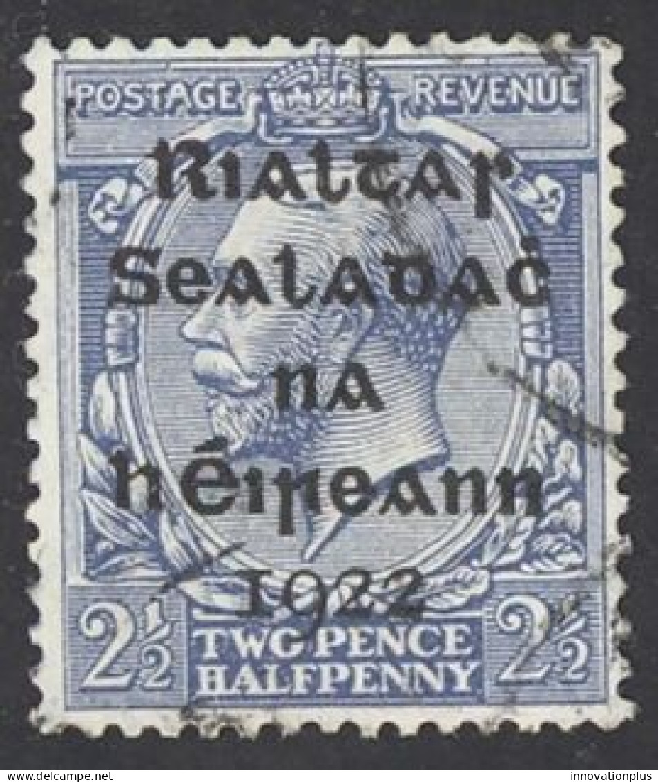 Ireland Sc# 3 Used 1922 2 1/2p Dollard Overprint - Usados