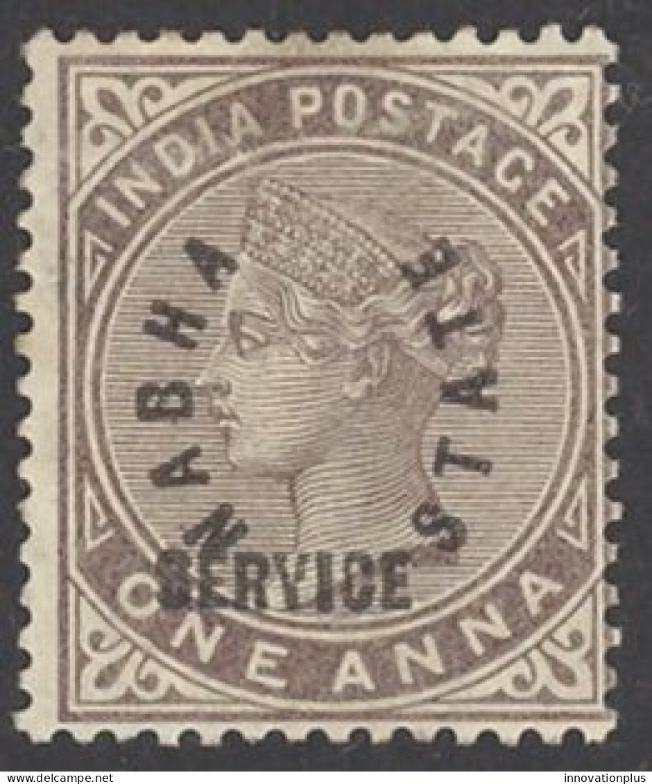 India Nabha Sc# 2 MH 1885 1a Overprint Queen Victoria - Nabha