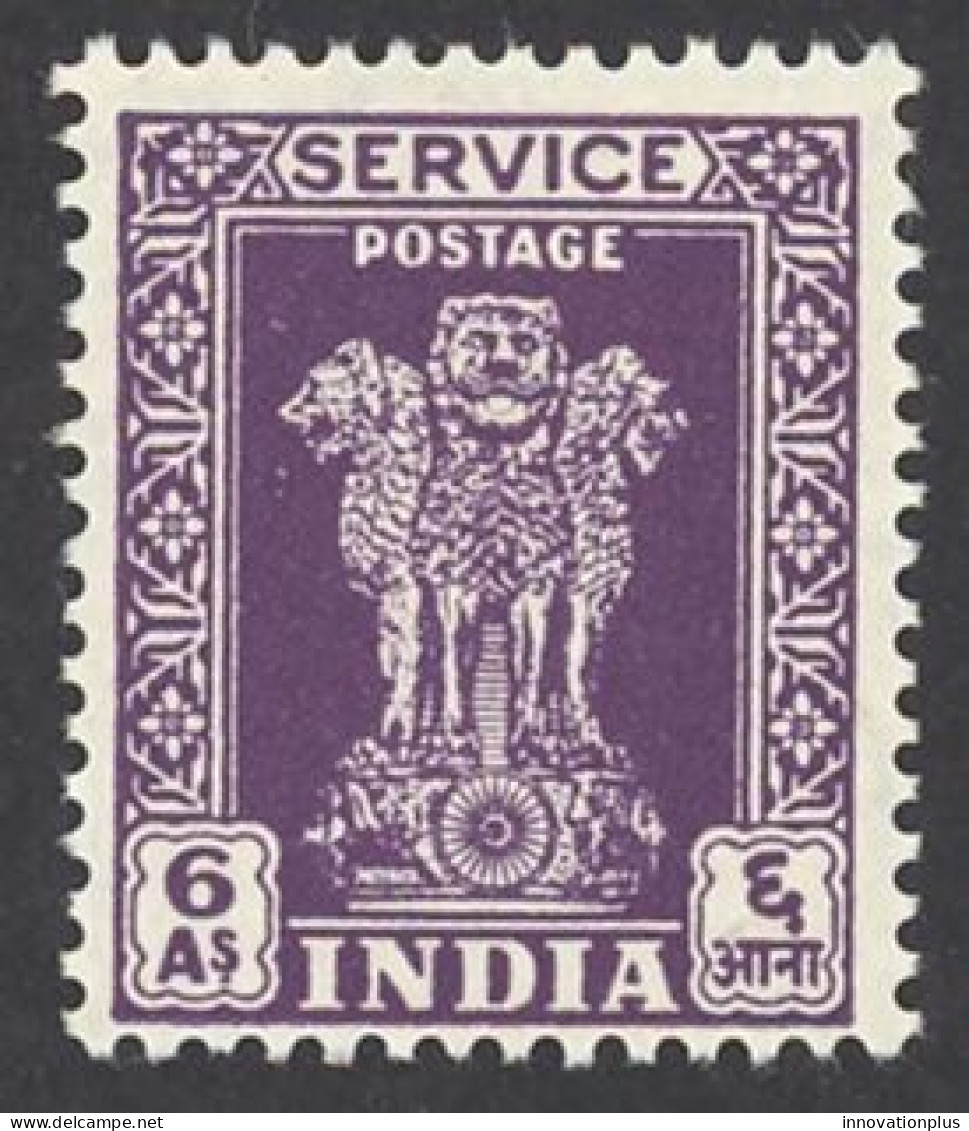 India Sc# O120 MH 1950 6a Official - Timbres De Service