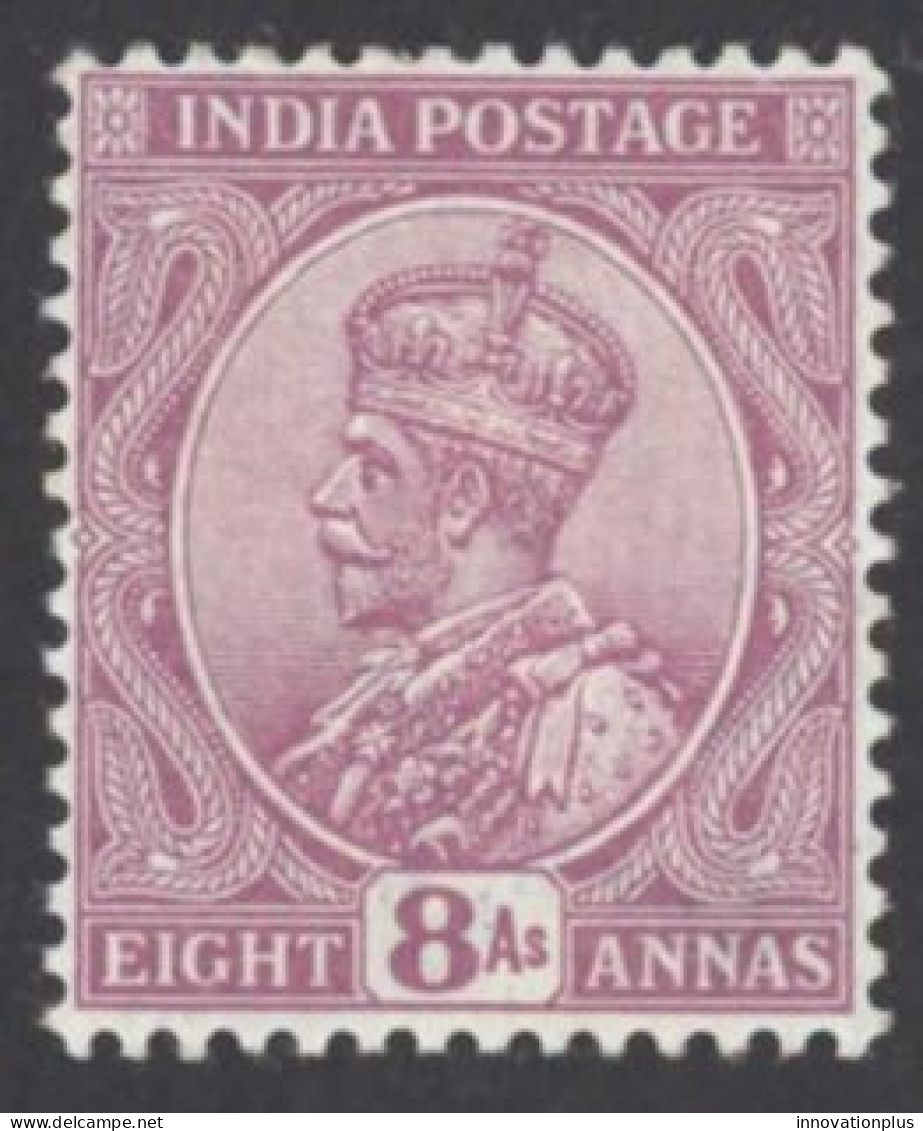 India Sc# 91 MH 1911-1923 8a King Edward VII - 1902-11 King Edward VII