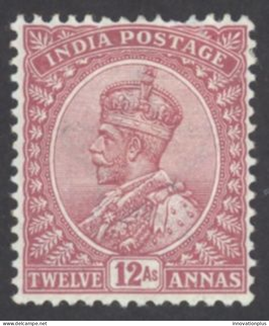 India Sc# 92 MH 1911-1923 12a King Edward VII - 1902-11 Roi Edouard VII
