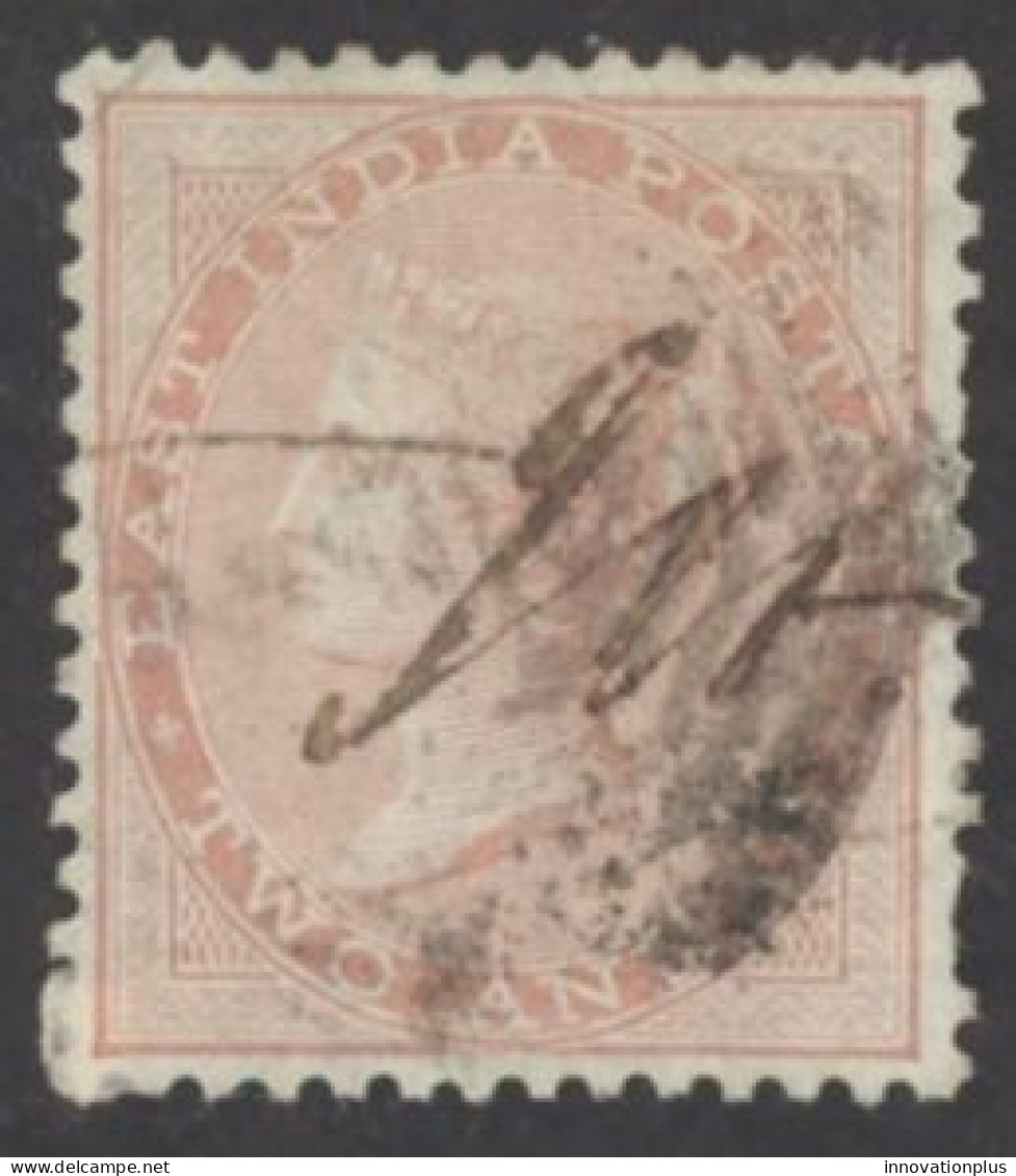 India Sc# 13 Used (a) 1855-1864 2a Queen Victoria  - 1858-79 Compañia Británica Y Gobierno De La Reina