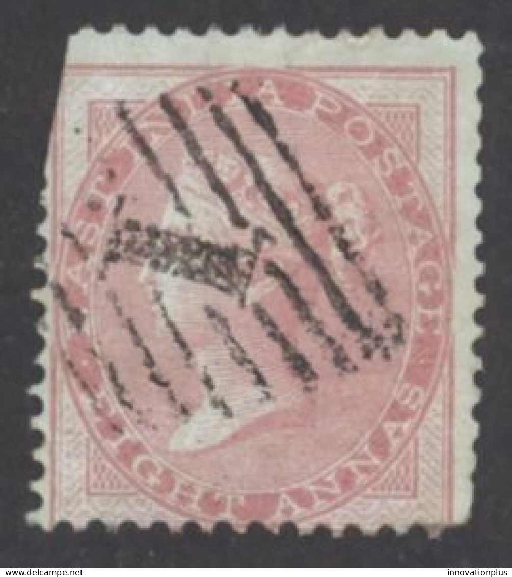 India Sc# 10 Cull 1855-1864 8a Queen Victoria  - 1858-79 Kolonie Van De Kroon