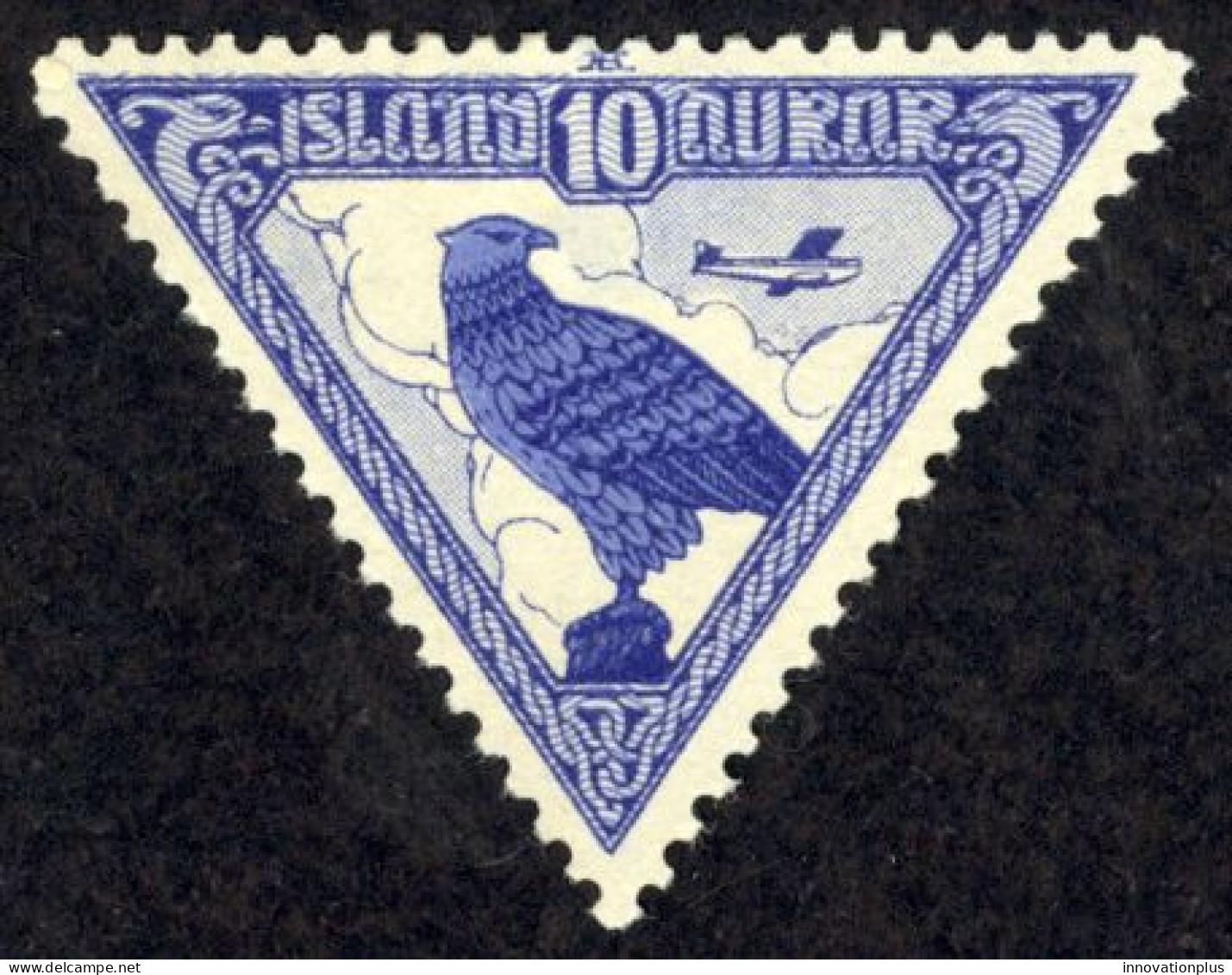 Iceland Sc# C3 MH (b) 1953 Gyrfalcon - Unused Stamps