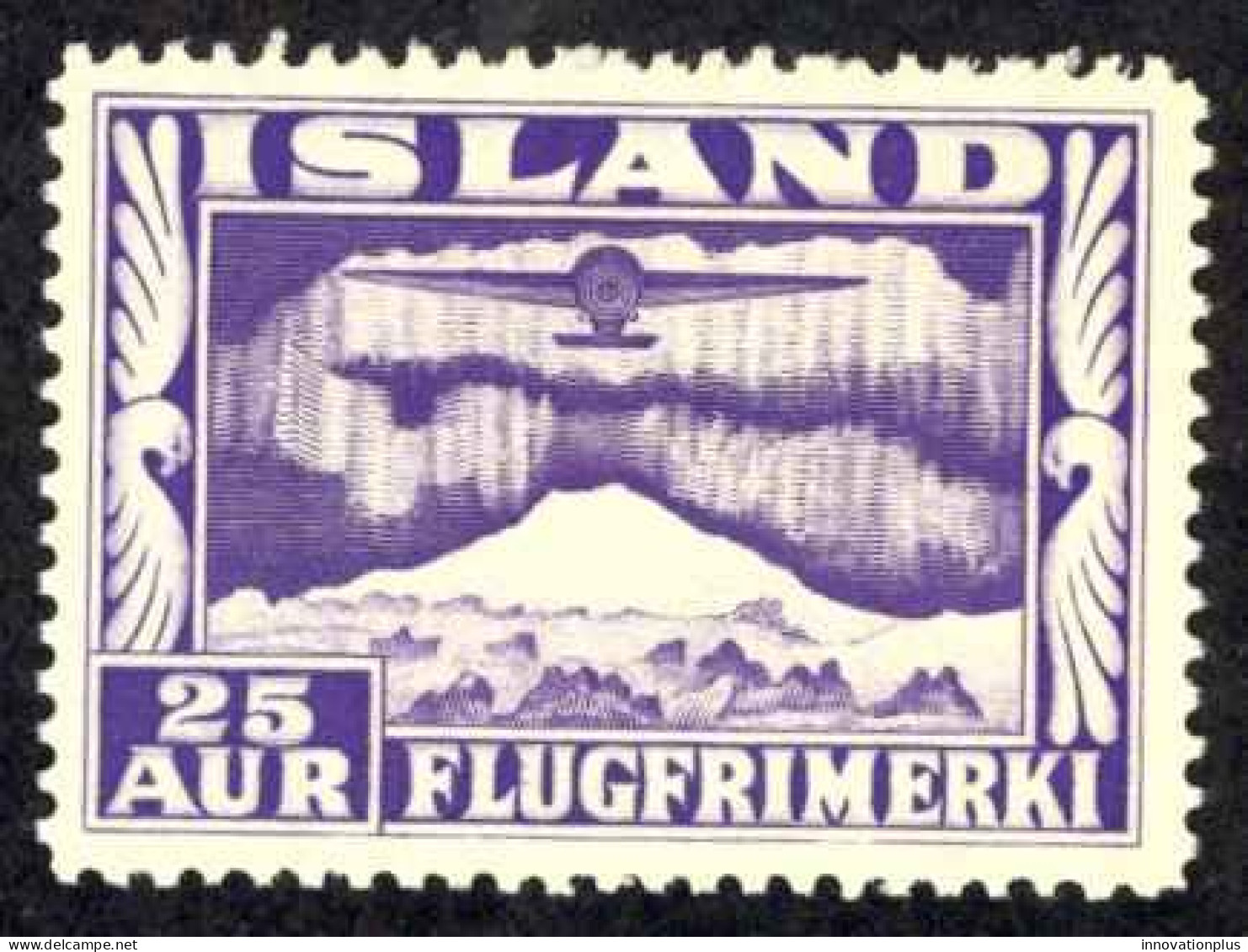 Iceland Sc# C17 MH 1934 25a Air Mail - Ongebruikt