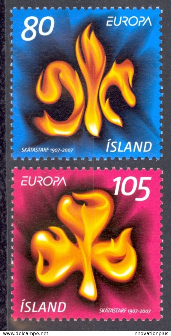 Iceland Sc# 1110-1111 MNH 2007 Europa - Neufs